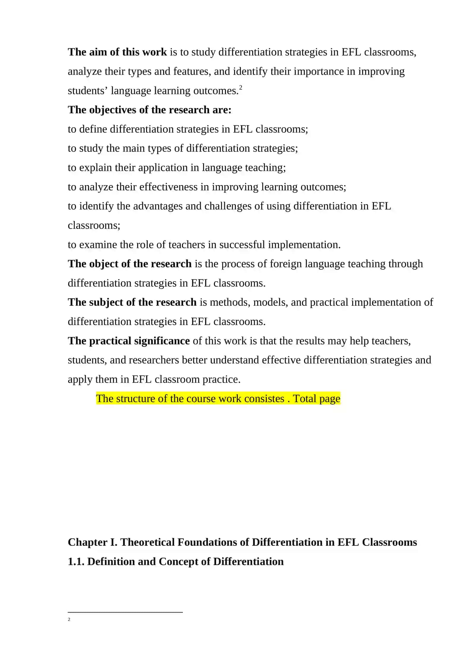 Differentiation strategies in EFL classrooms 4