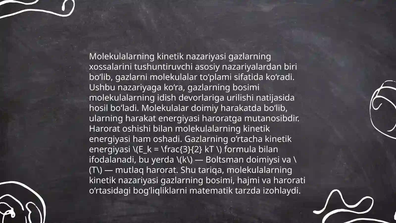 Ideal gaz modeli 4