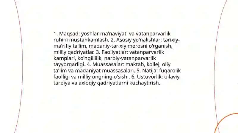 Ma'rifat va axloqiy tarbiya siyosati 4