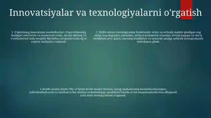 Kredit-Modul Tizimida Talabalar Mustaqil Ta’Limini Tashkil Qilish Usullari 4