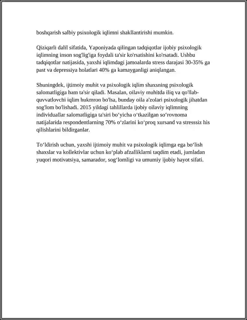 Ijtimoiy Muhitning Psixologik Iqlimi 4