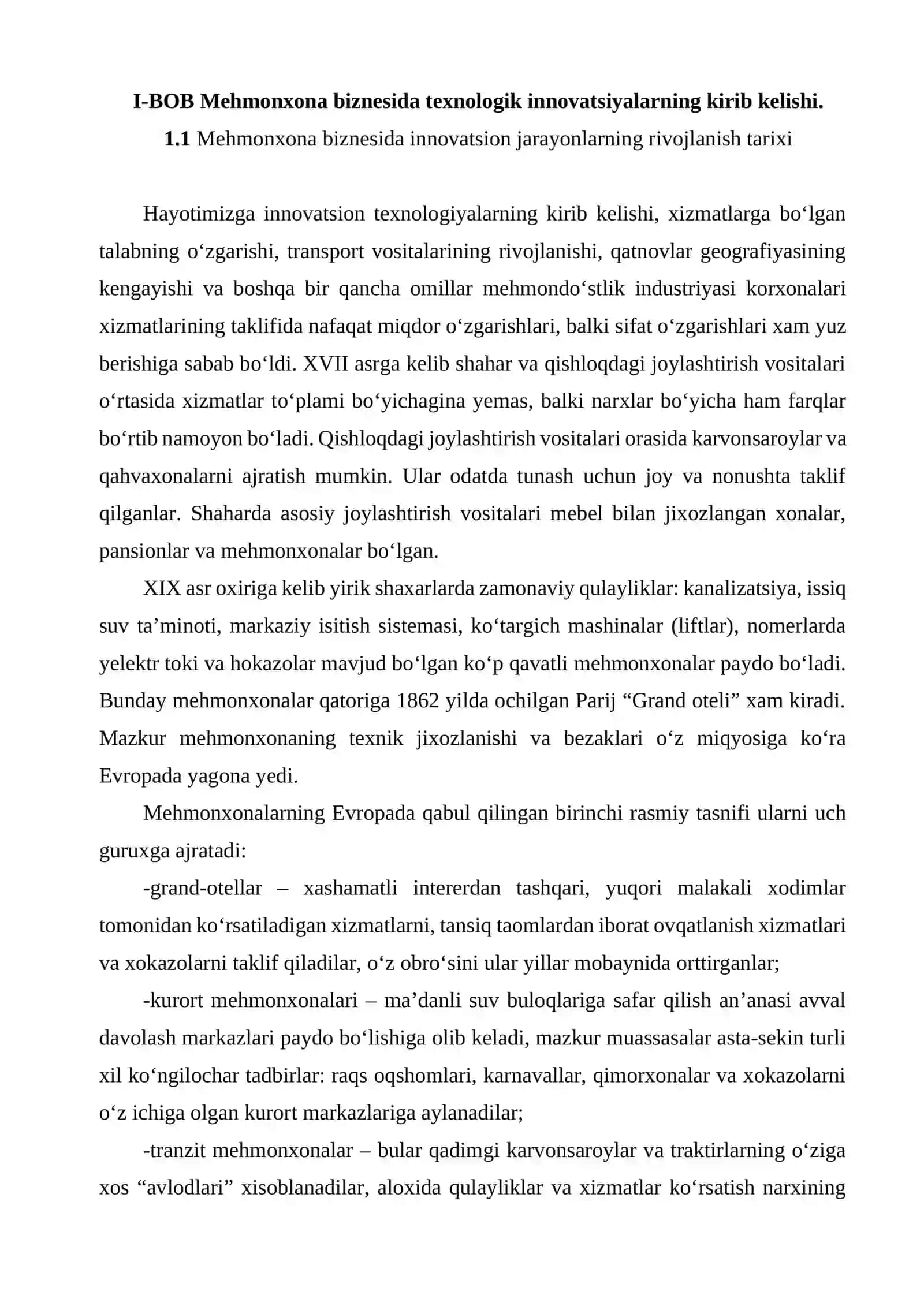 Mehmonxona biznesida texnologik innovatsiyalarning kirib kelishi 4