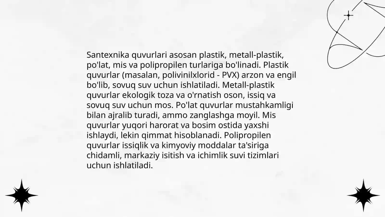 Santexnika asbob-uskunalarining turlari 4