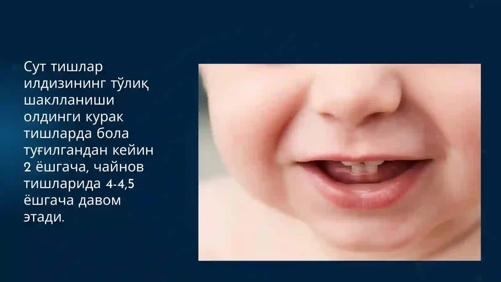 Sut tishlari davrida parodont suyak to‘qimasi tavsifi. Almashinuv davrida suyak to‘qimasi strukturasi. 4