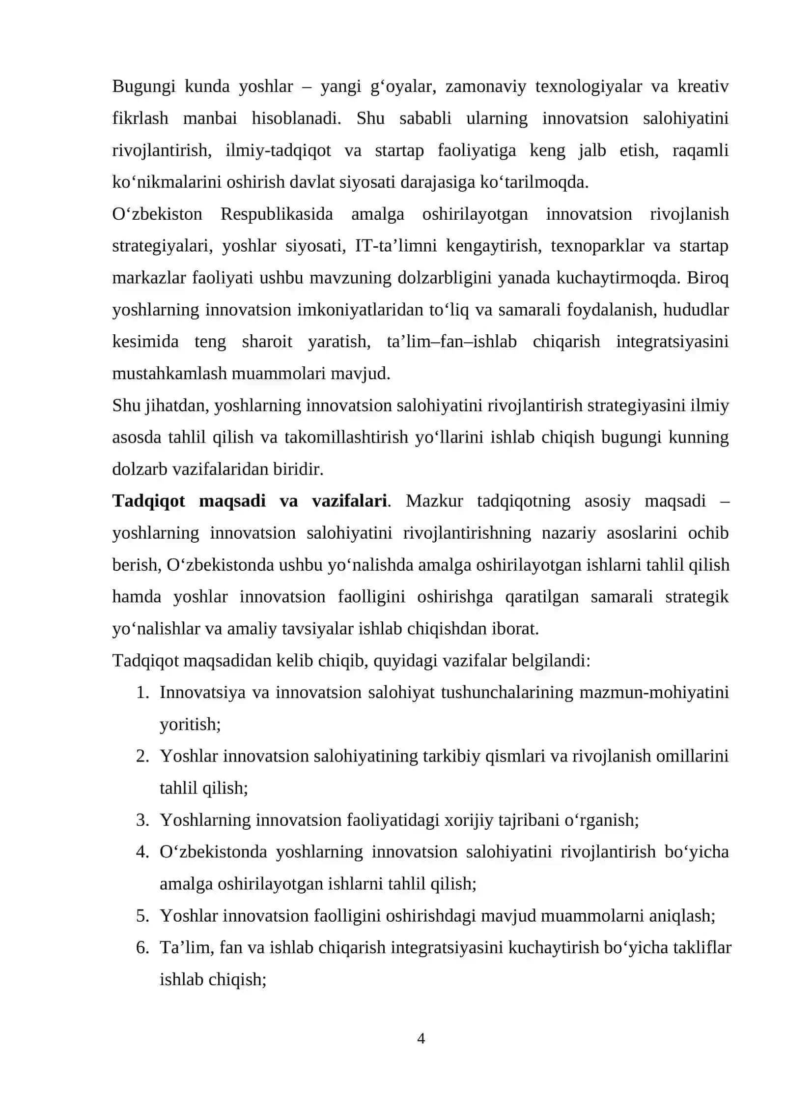 Kurs ishi mazmuni 4