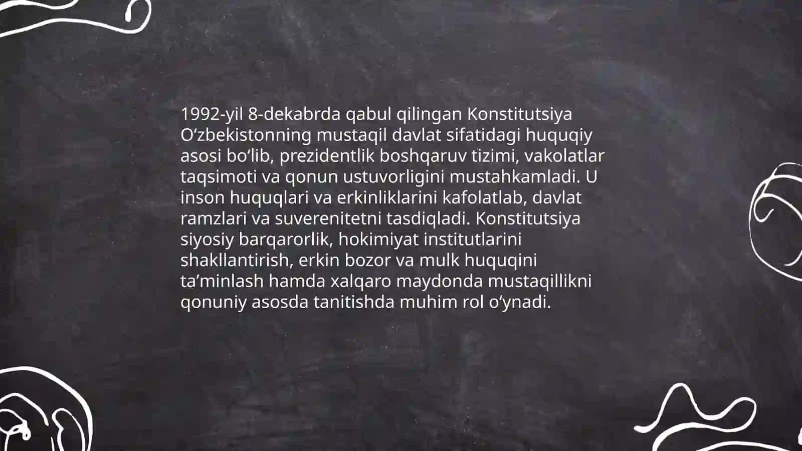 O'zbekistonning mustaqillik davri siyosiy tarixning yoritilishi 4