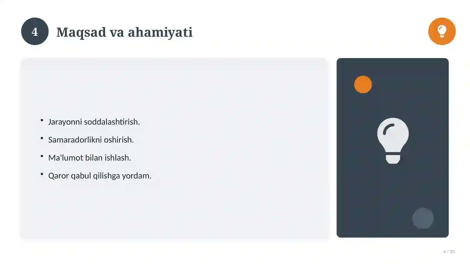 Robototexnika: nazariy asoslari, tizimli yondashuvda (Amaliyot hisoboti) 4