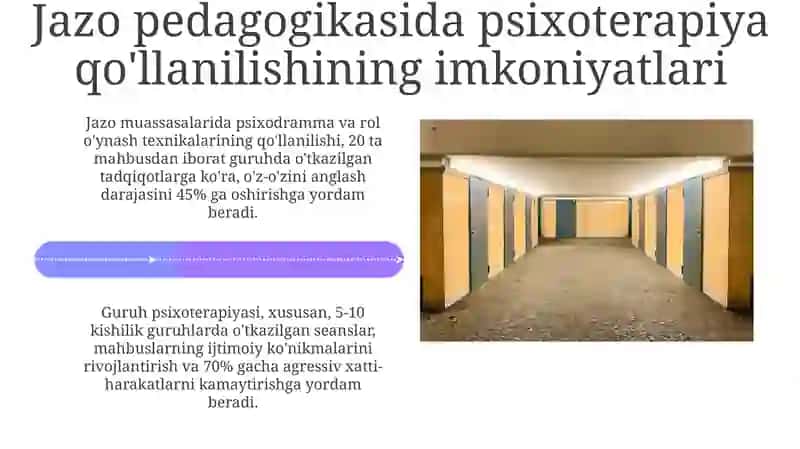Jazo Pedagogikasi uchun Psixoterapiya Imkoniyatlari 4
