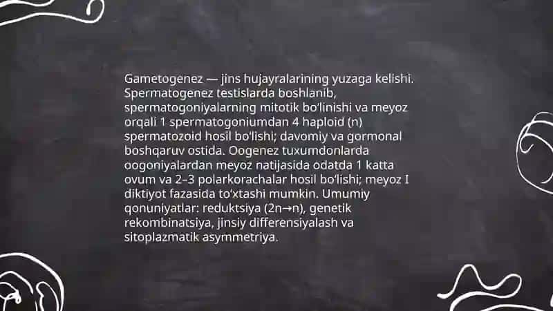 Organizmlarning koʻpayishi proembrional rivojlanishining umumiy qonuniyatlari 4