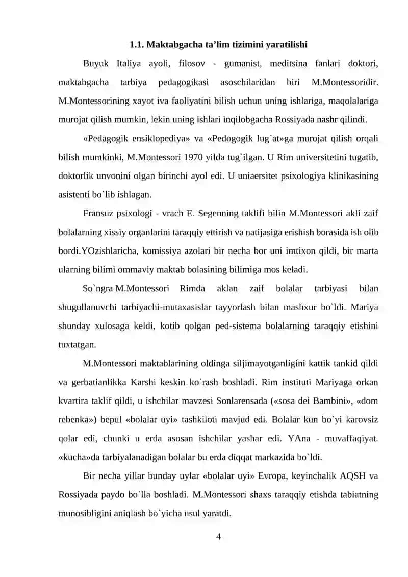 MAKTABGACHA TA’LIM: KECHA, BUGUN, ERTAGA 4