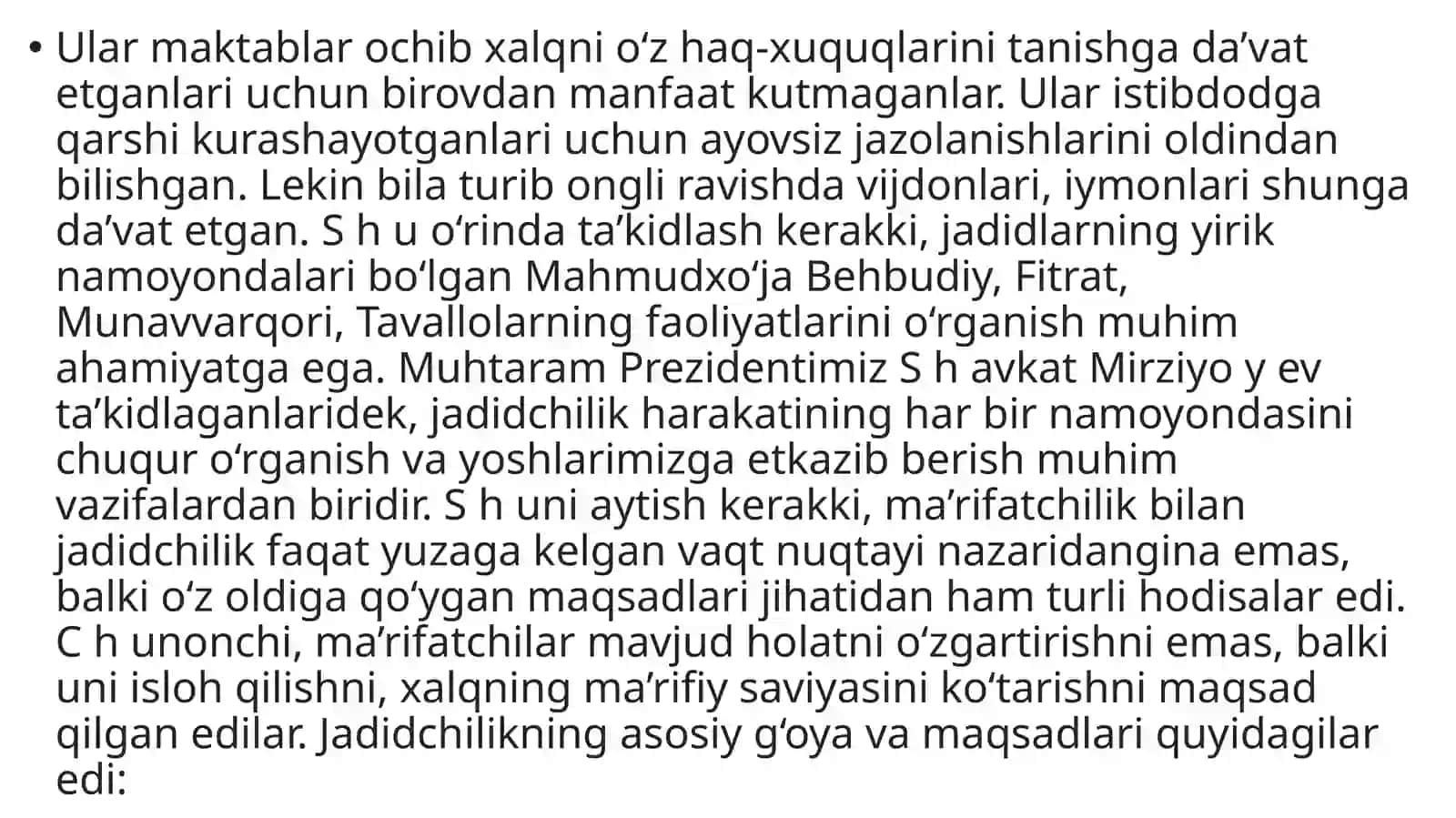 Jadidchilik milliy taraqqiyotu chun kun korash falsafasi 4
