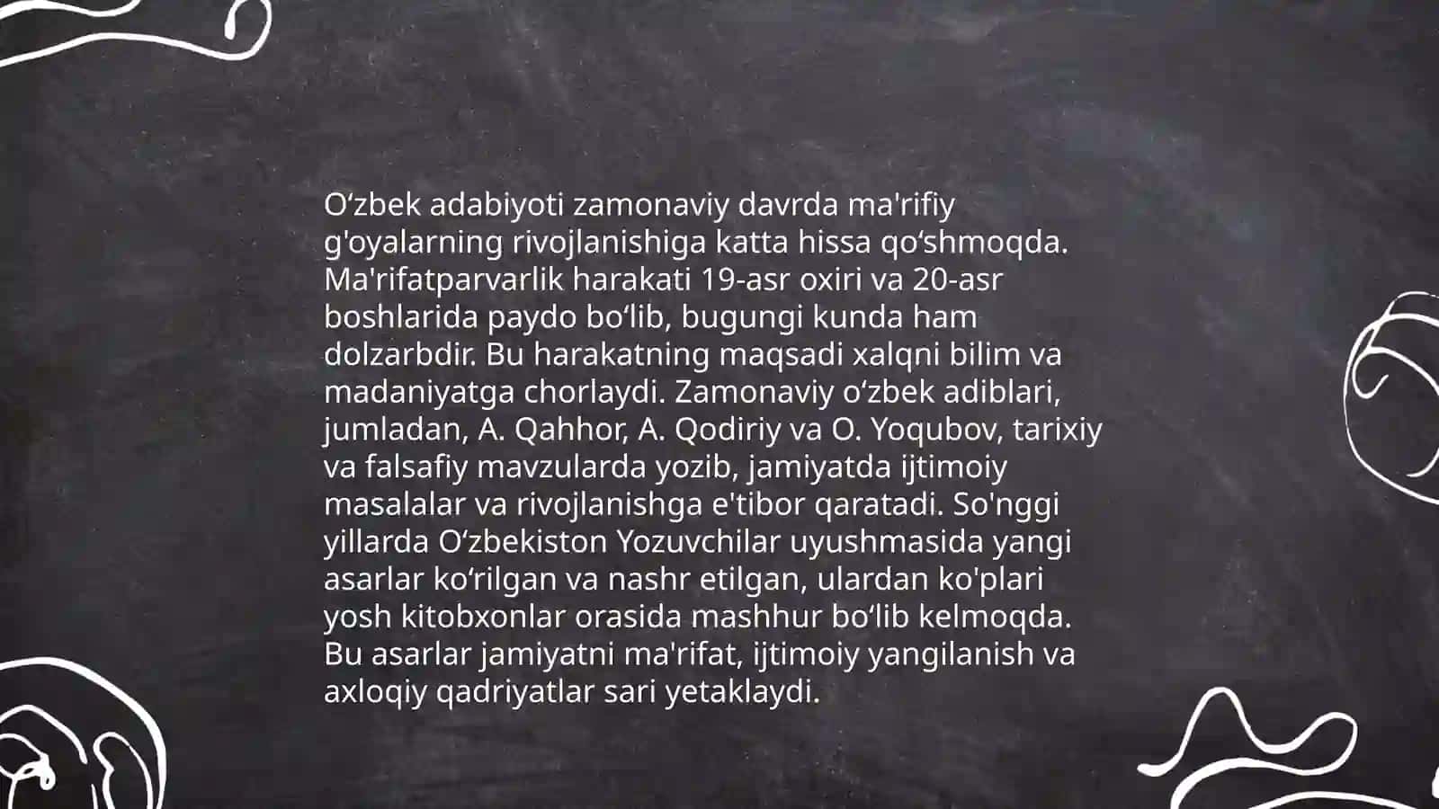 Hozirgi o‘zbek adabiyotida marifiy masalalarning badiiy talqini 4