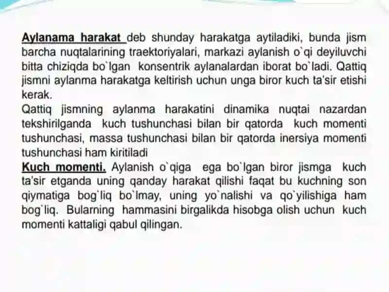 Aylanma harakat 4