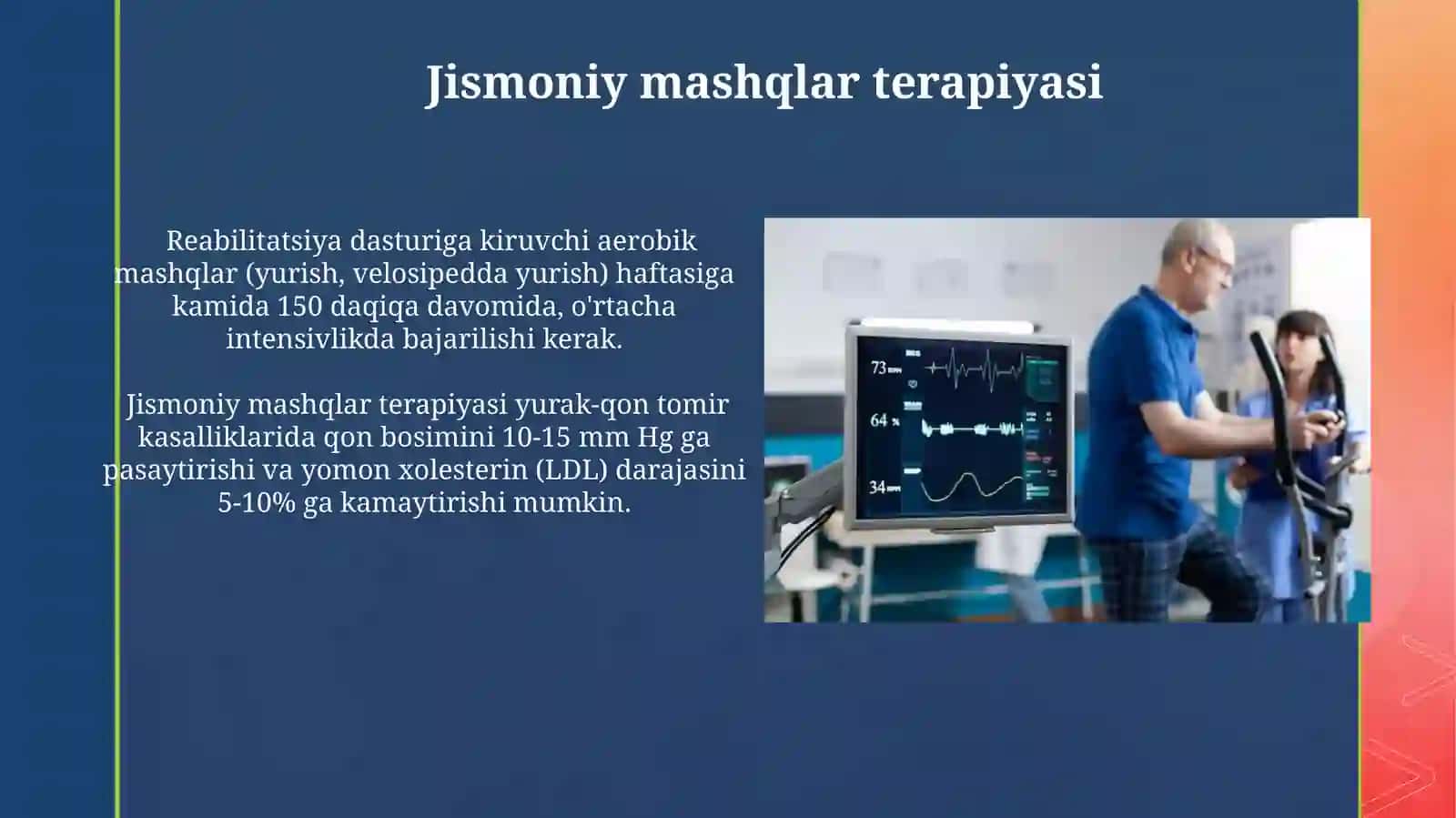 Yurak-qon tomir tizimi kasalliklarida zamonaviy reabilitatsiya usullari 4