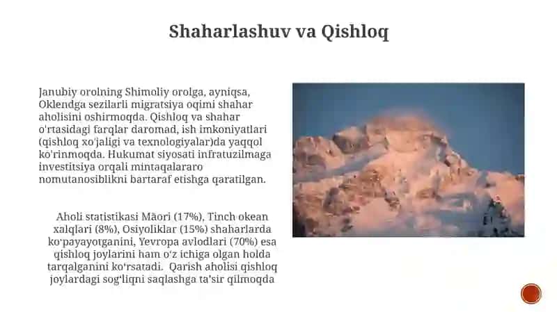 Yangi Zelandiya davlati va aholi demografiyasi 4