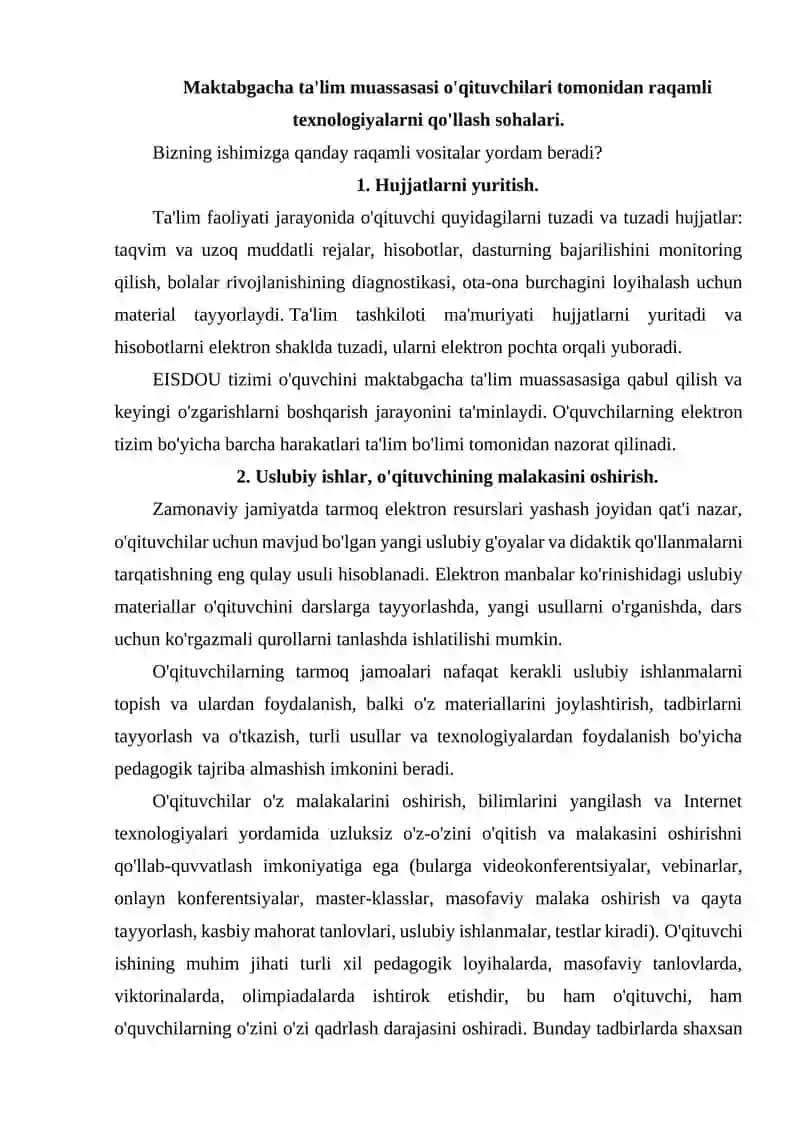 BOLALAR BOG'CHASIDA METODIK MAXORAT XUSHMUOMALIK ALIFBOSI 4