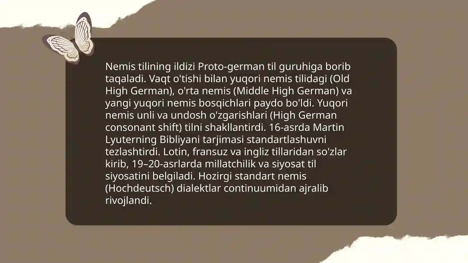 Nemis tillari haqida maʼlumot 4