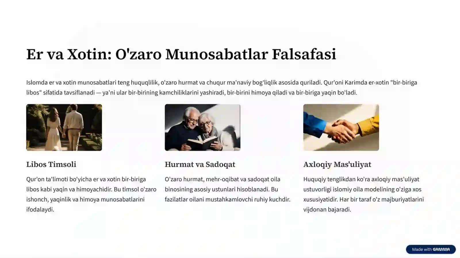 Shayx Muhammad Sodiq Muhammad Yusufning Baxtiyor Oila asaridagi islom qadriyatlari 4