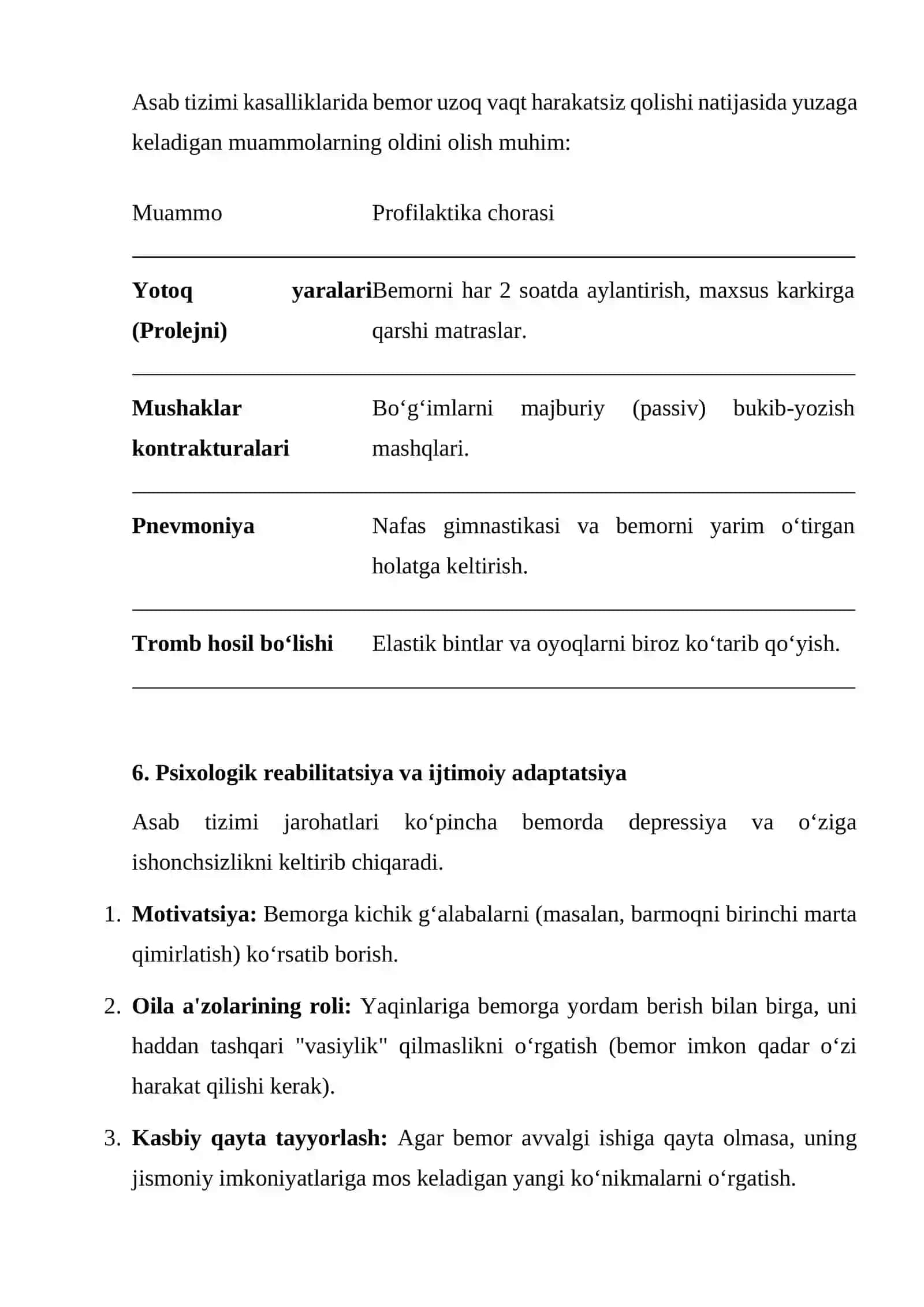 Asab tizimi kasalliklarida reabilitatsiya 4
