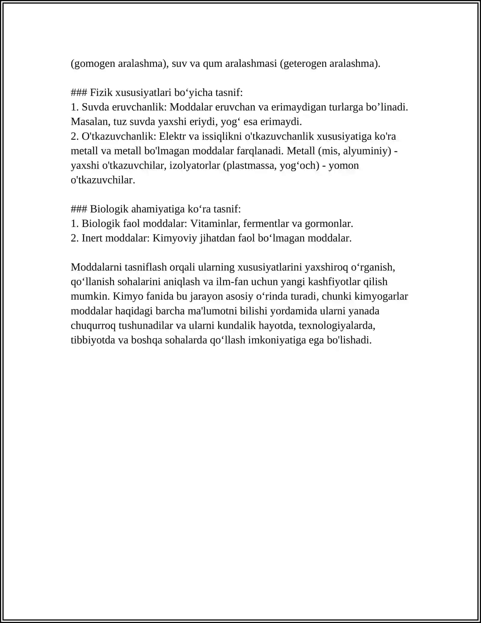 MODDELLAR.MODDELLLAR TASNIFI.MODDELLARNING MAQSADIGA KOʻRA TURLARI. GIPS MODDELLARI.MODDELLARGA QOʻYILADIGAN TALABLAR 4