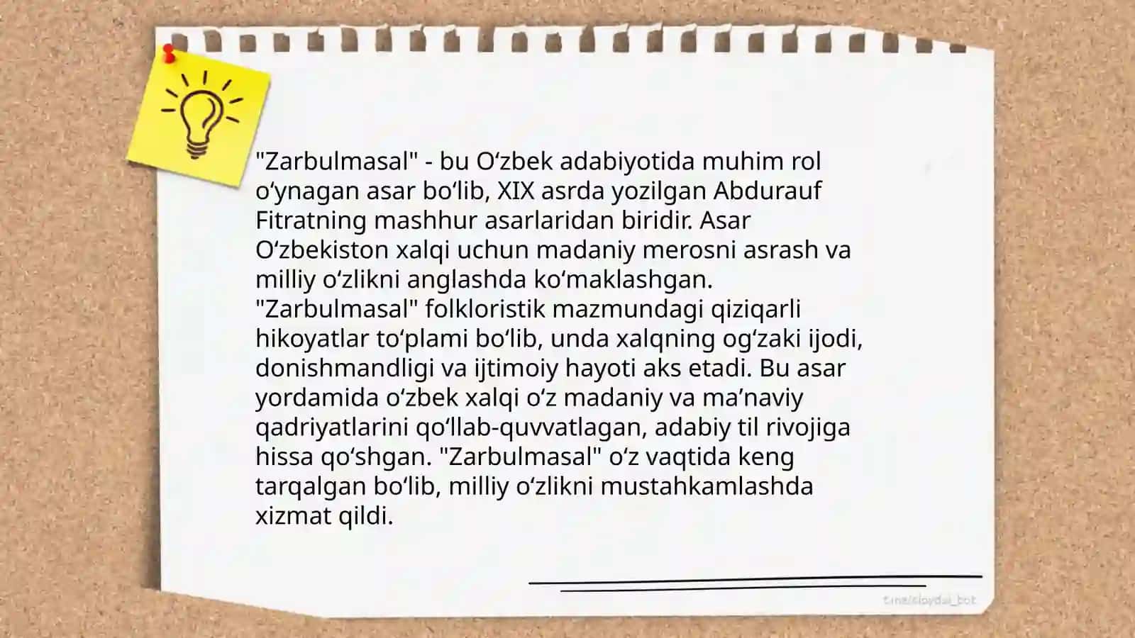 Zarbulmasal 4