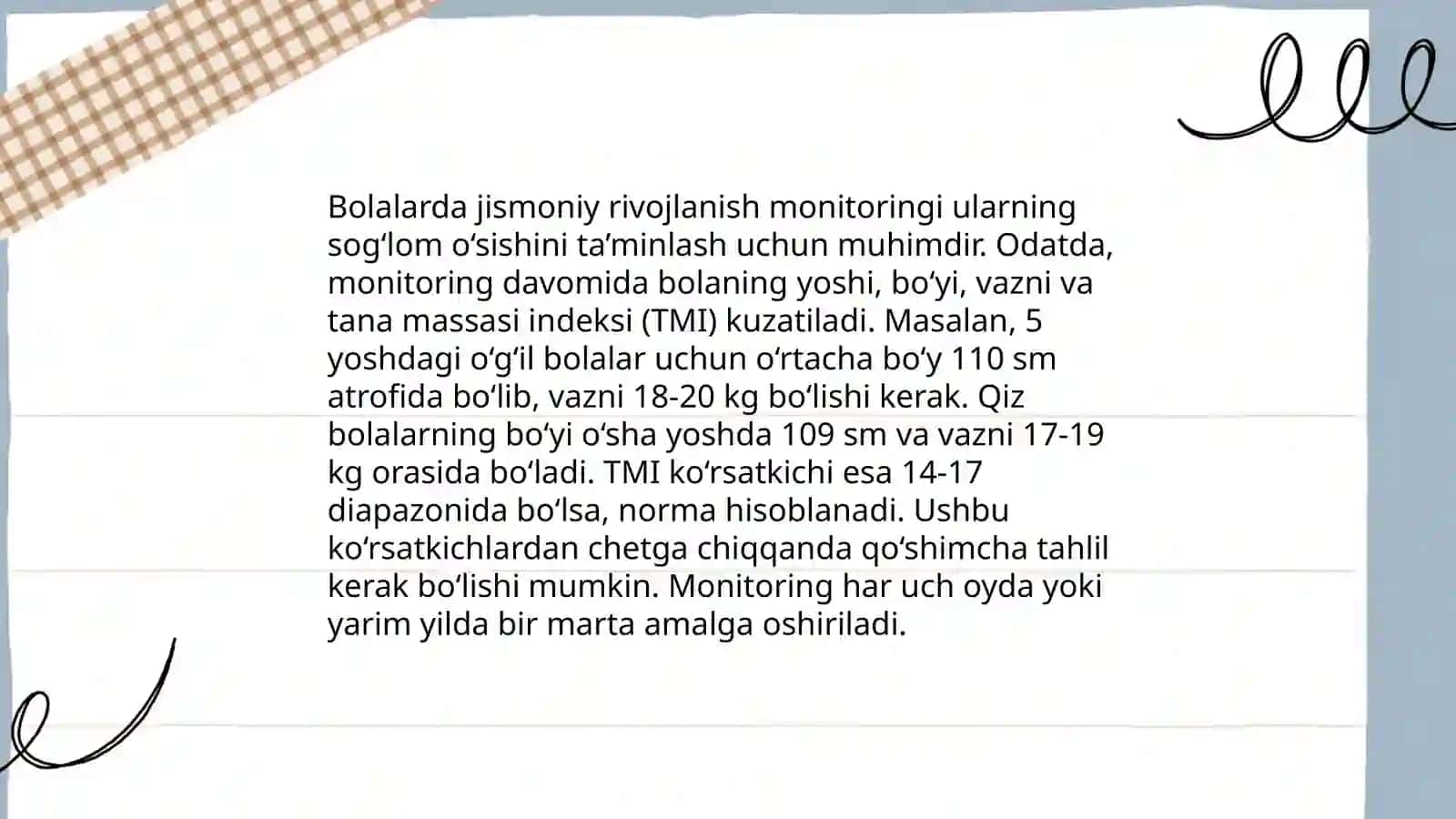 Bolalarning jismoniy tarbiyasi fanining tadqiqot metodlari 4