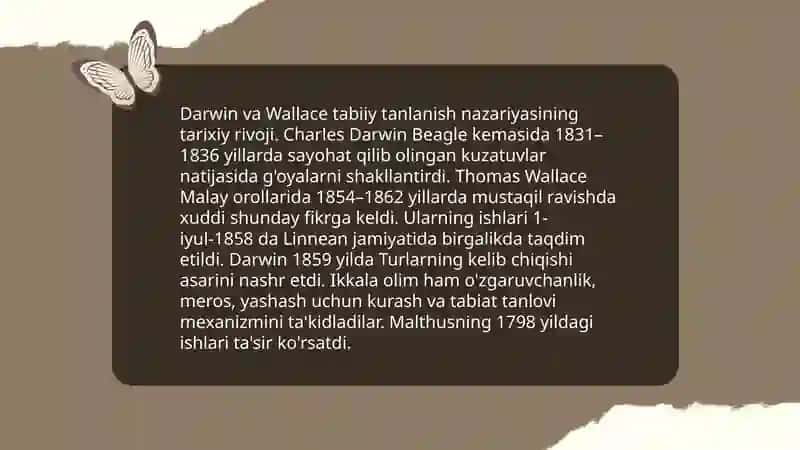 Tabiiy va jinsiy tanlanish nazaryalari 4