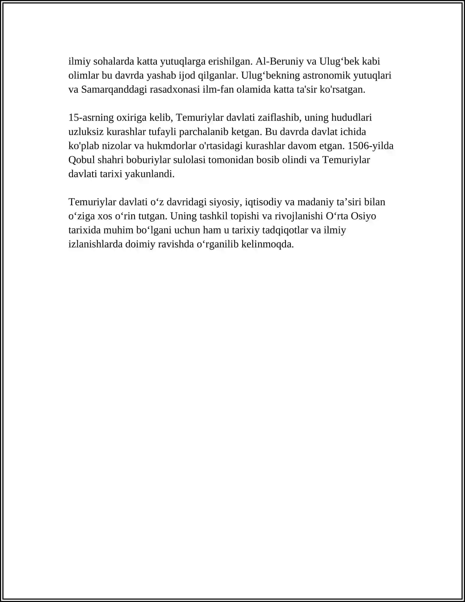 AMUR TEMUR HAYOTI VA IJODI 4