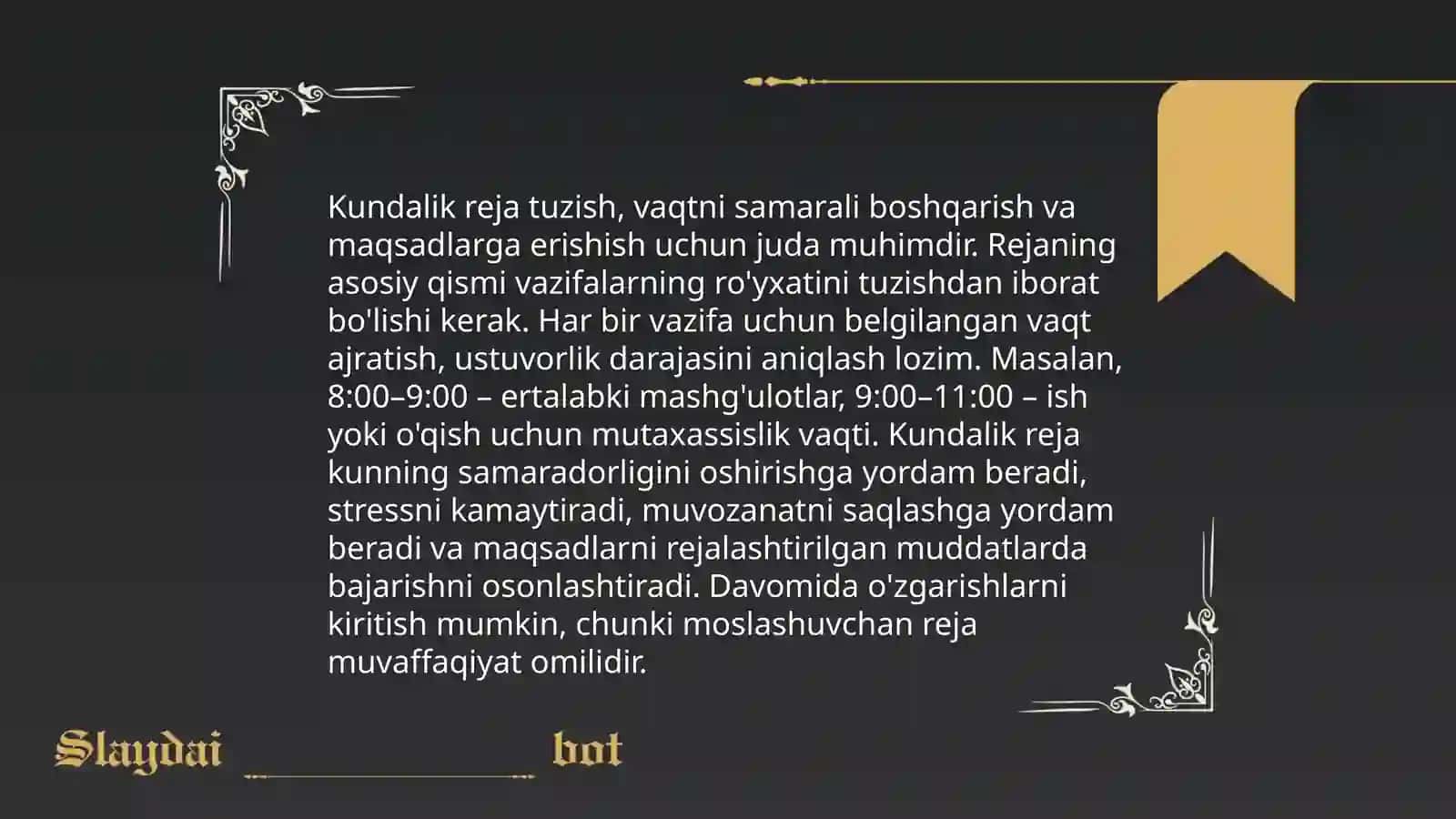 O'z-o'zini parvarish qilishning mohiyati 4