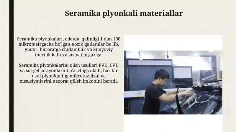 Keramik plyonka asosidagi quyosh issiqlik ishlab chiqarish qurilmasini tadqiq qilish 4
