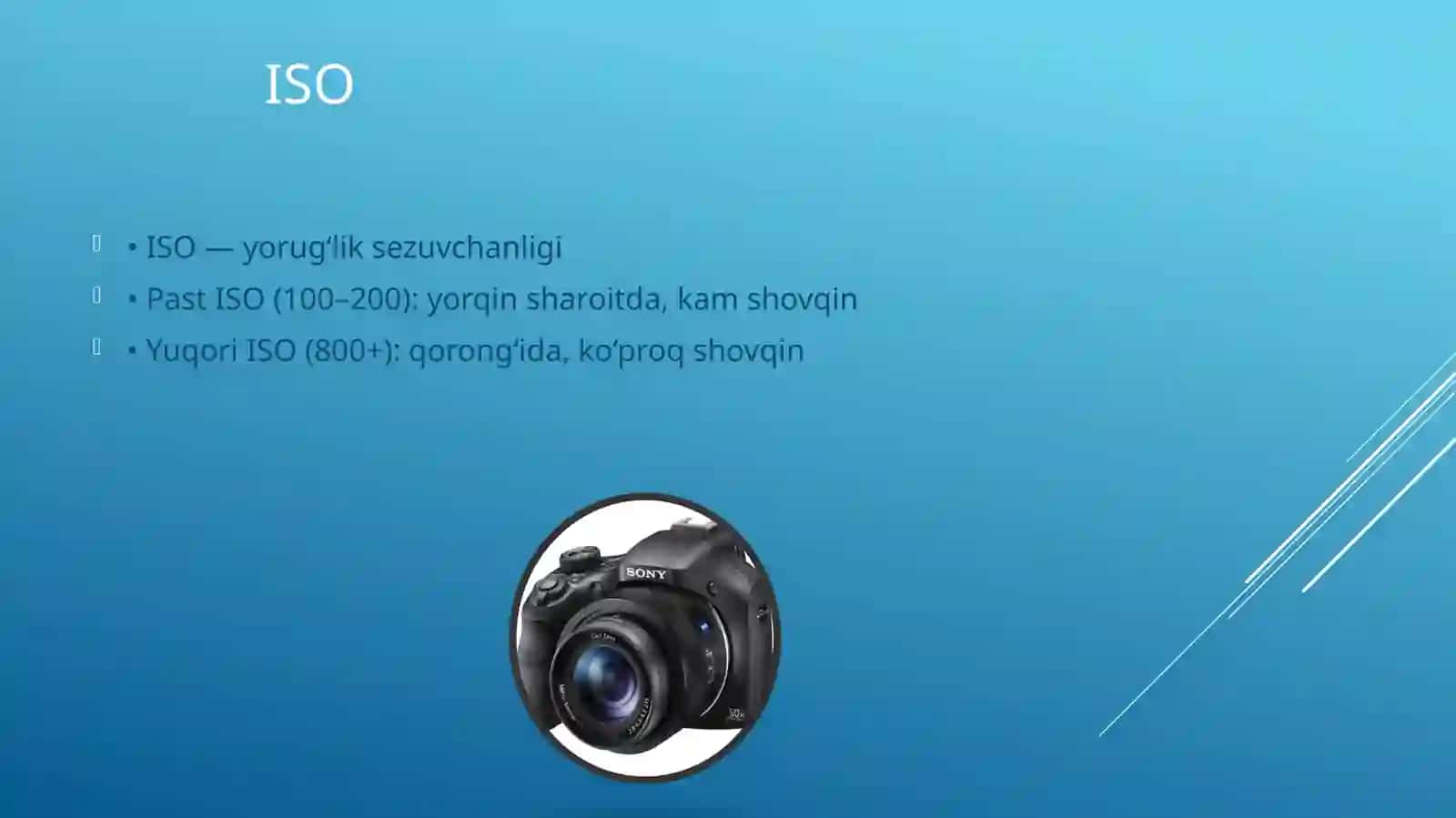 Przentatsiya: Fotografiya asoslari, fotoapparatlar tanlash 4