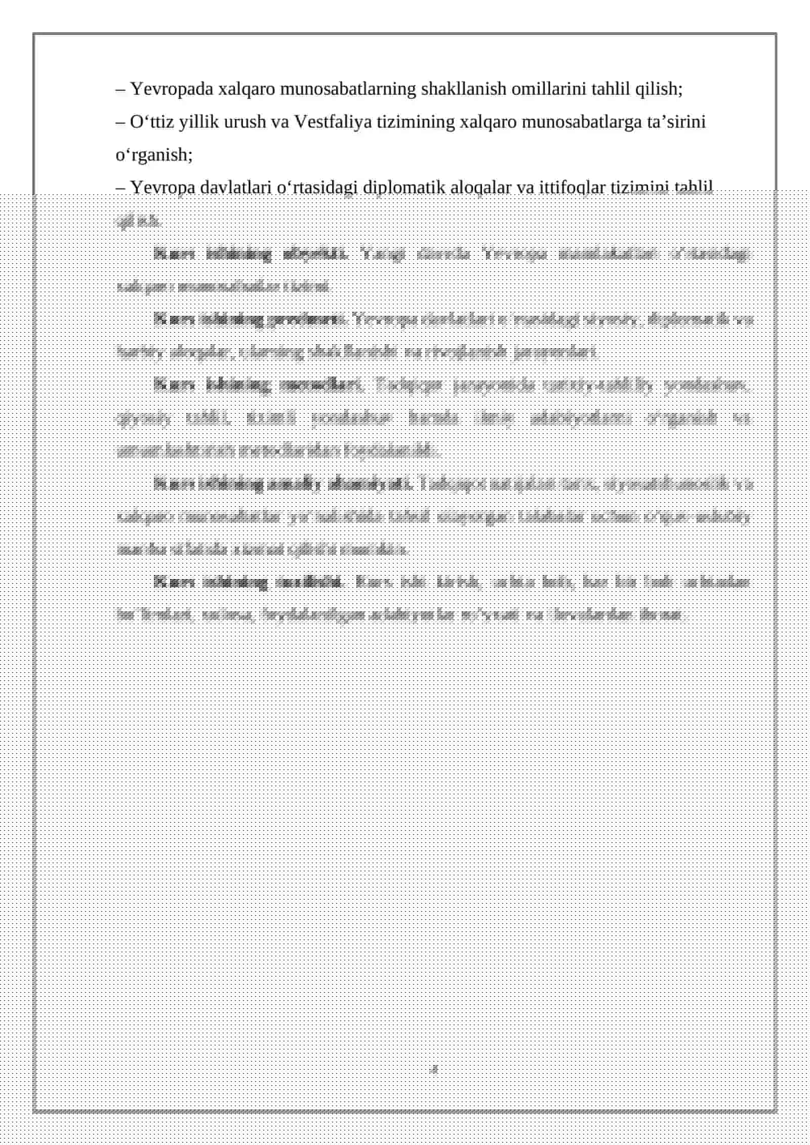 Yangi davrda Yevropa mamlakatlatlarining xalqaro munosabatlari 4