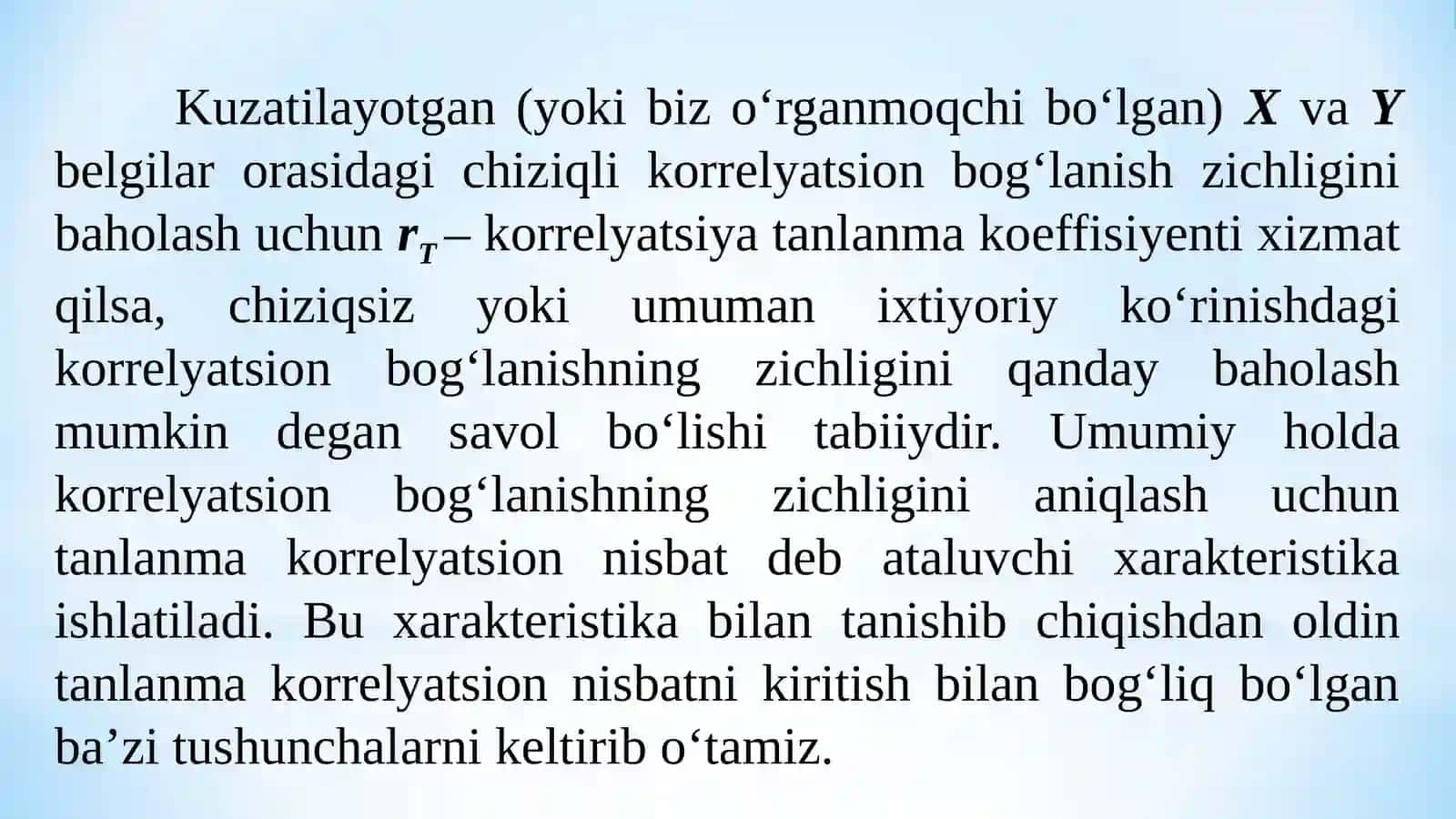 CHIZIQSIZ REGRESSIYA TENGLAMASI 4
