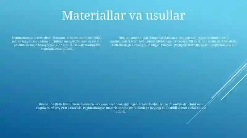 Turli Moddalarni Renaturatsiya Jarayoniga Ta' Siri 4