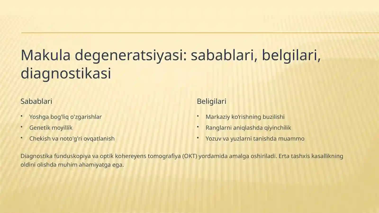 Ko'z to'r pardasining degenerativ kasalliklari 4