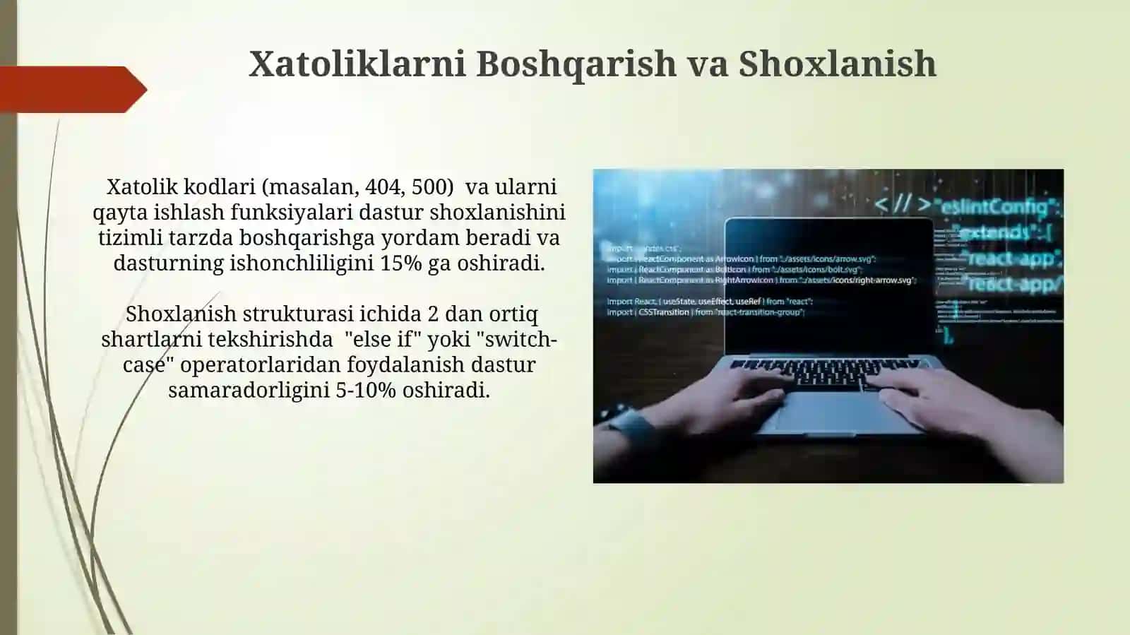 Tarmoqlanuvchi Dasturlarni Yaratishga Kirish 4