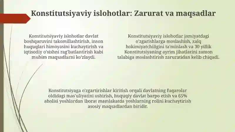 O‘zbekiston Respublikasi Konstitutsiyasining qabul qilishda xalqning tashabbuskorligi 4
