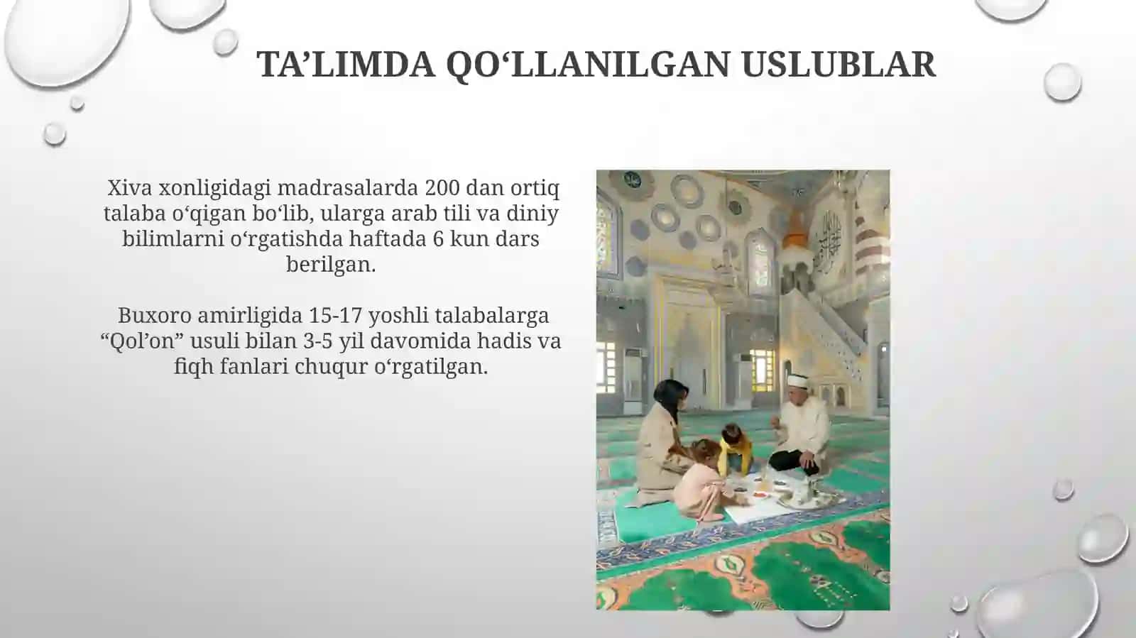 Buxoroamirligi,Qo'qonvaXivaxonliklaridata'lim-tarbiya 4