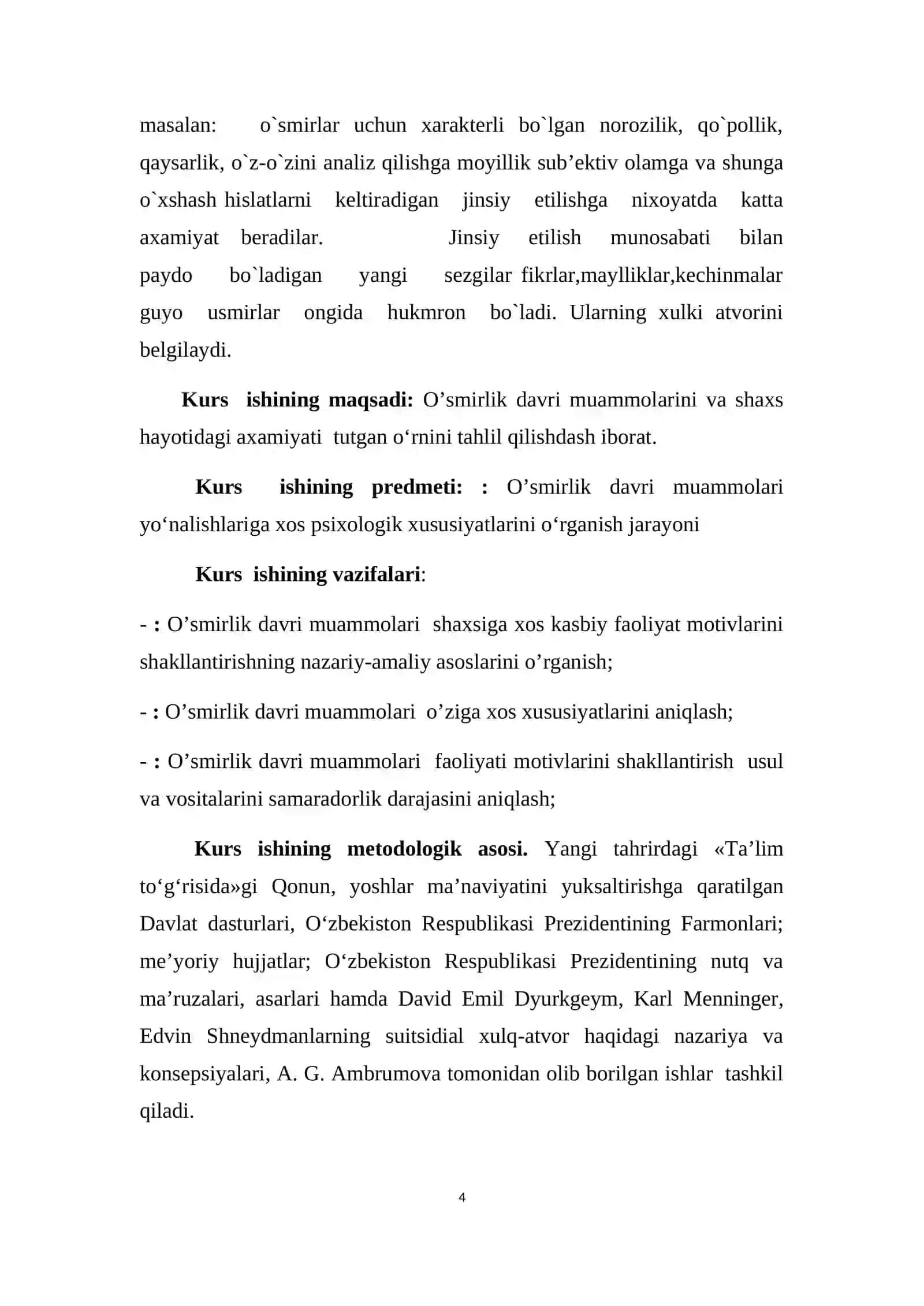O’smirlik davrining psixologik xususiyatlar 4