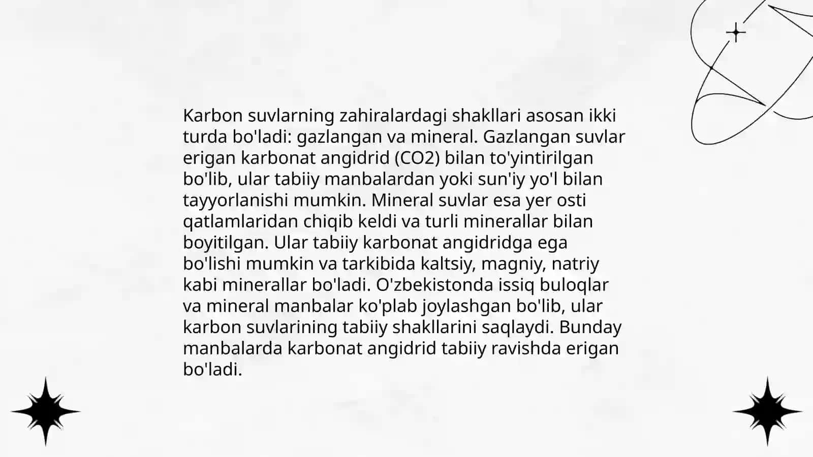 Ochlikda karbon suvlar metabolizmi 4