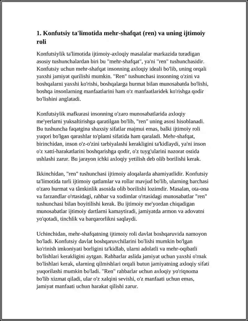Konfutsiylik ta'limotida ijtimoiy-axloqiy masalalar 4