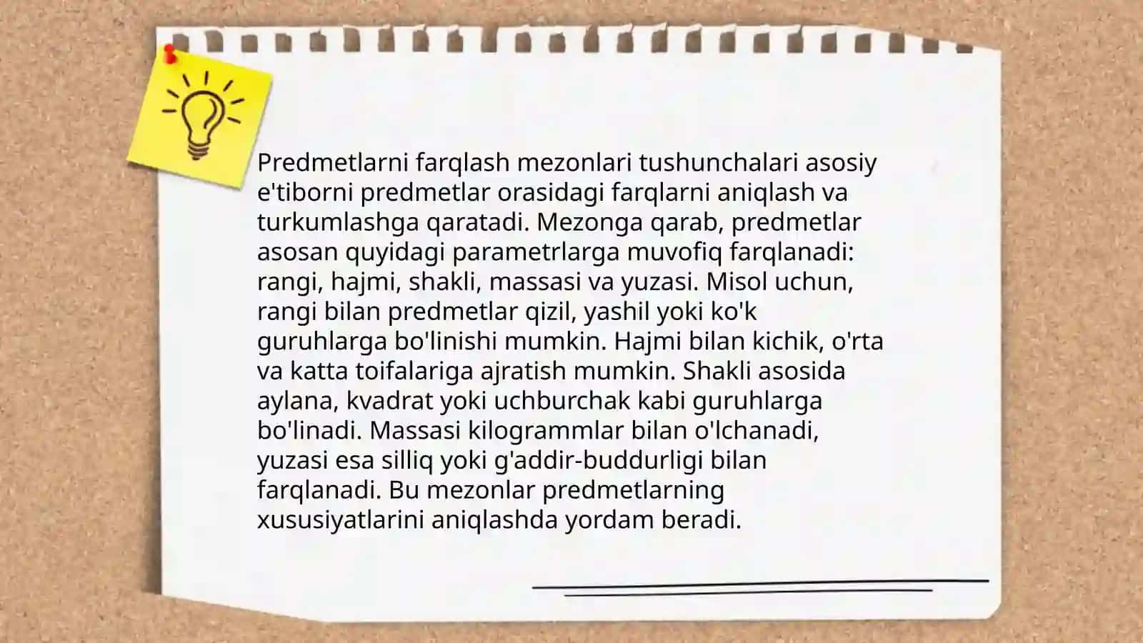 Predmetlar toʻplami va oʻziga xos xususiyatlari 4