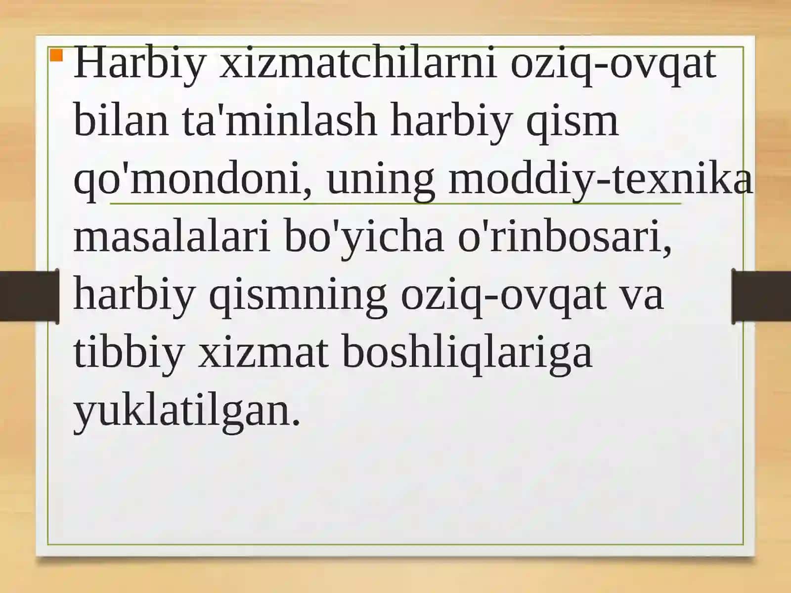 Oziq-ovqat va suv ta'minoti ustidan sanitariya nazorati 4