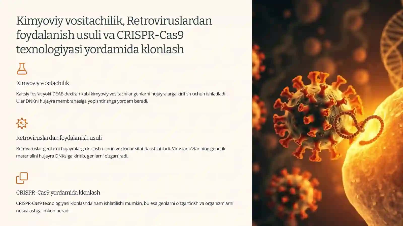 Gen muhandisligi: O'zgaruvchan texnologiyalar va ularning qo'llanilishi 4
