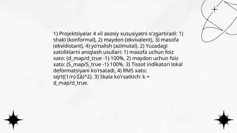 Umumgeografik kartalarni tahlil qilish 4
