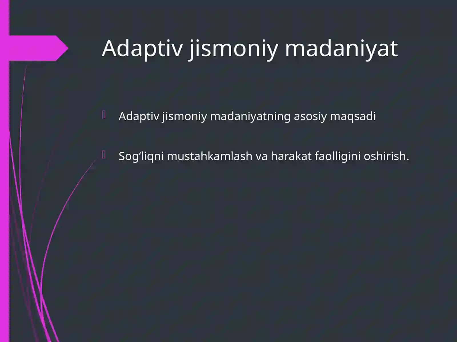 Adaptiv jismoniy madaniyat 4