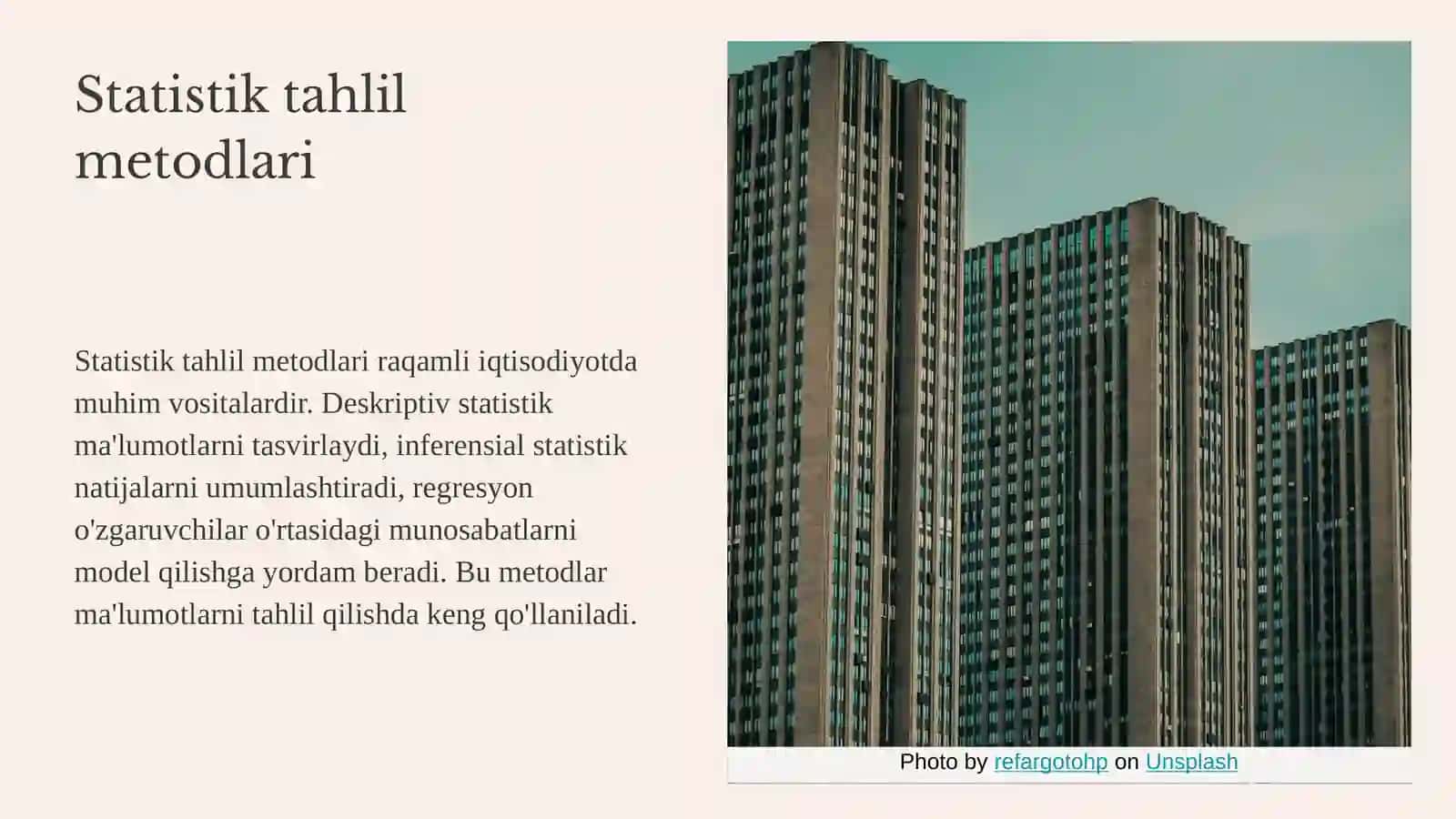 Raqamli iqtisodiyotda statistik tahlil ва Raqamli iqtisodiyotda risklarni boshqarish 4