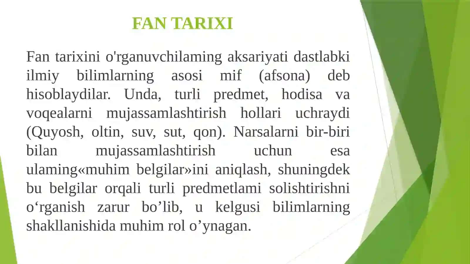 FAN IJTIMOIY-MADANIY HODISA SIFATIDA BILIM, FAOLIYAT VA IJTIMOIY INSTITUTE.FAN TUSHUNCHASINING KENG VA TOR MA’NOLARI 4