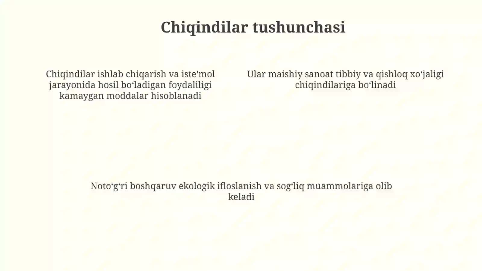 Chiqindilarni boshqarishda davlat siyosati va qonunchilik mexanizmlari 4
