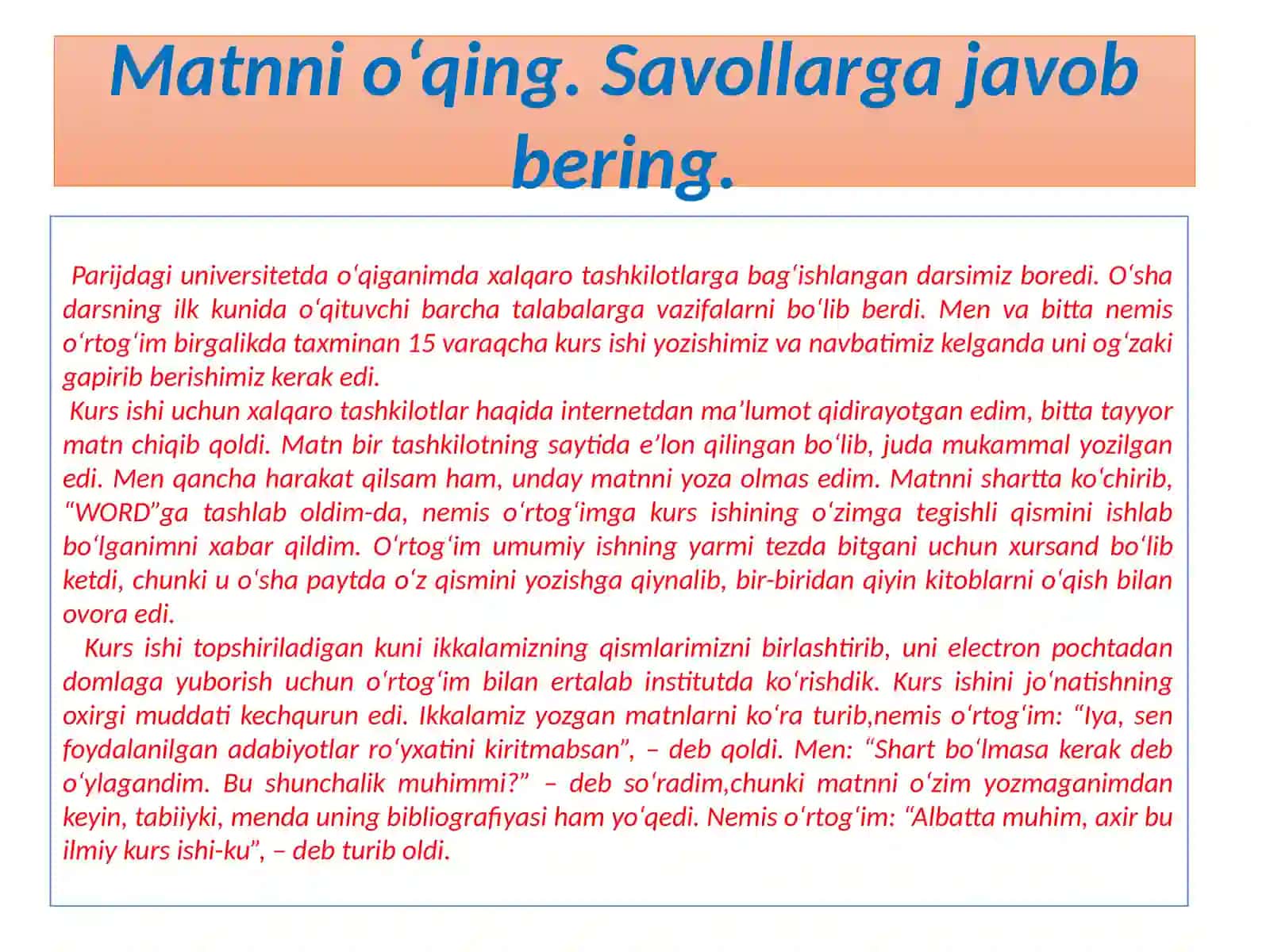 Matnnioʻqish(Koʻchirmachiliktaraqqiyotimizildizigaurilganboltadir) 4